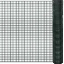 vidaXL Vallas De Jardín-Alambrada de gallinero acero recubrimiento PVC gris 25x0,5 m
