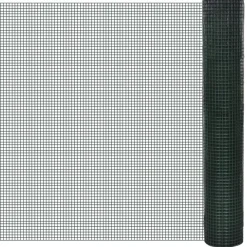 vidaXL Vallas De Jardín-Alambrada gallinero galvanizada recubrimiento PVC 10x1 m