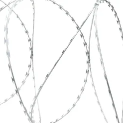 vidaXL Accesorios De Bricolaje-Alambre de Púas Plateado 5000 x 1,9 cm Acero galvanizado