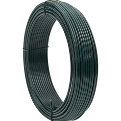 vidaXL Vallas De Jardín-Alambre de sujeción para vallas Verde PVC