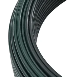 vidaXL Vallas De Jardín-Alambre de sujeción para vallas Verde PVC