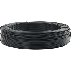 vidaXL Alambre para atar vallas acero gris 250 m 0,9/1,4 mm Antracita Clearance