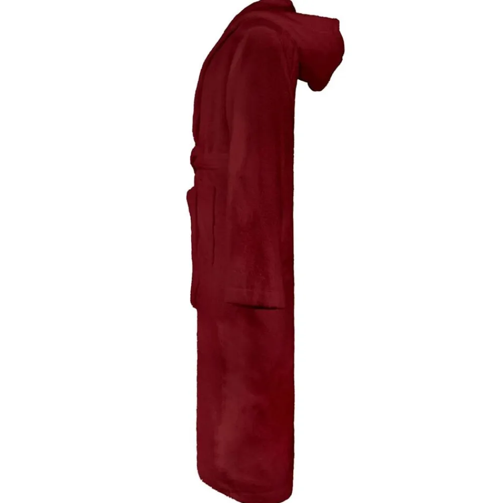 vidaXL Albornoz KINN Rojo S Algodón Burdeos Online