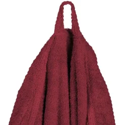 vidaXL Albornoz KINN Rojo S Algodón Burdeos New