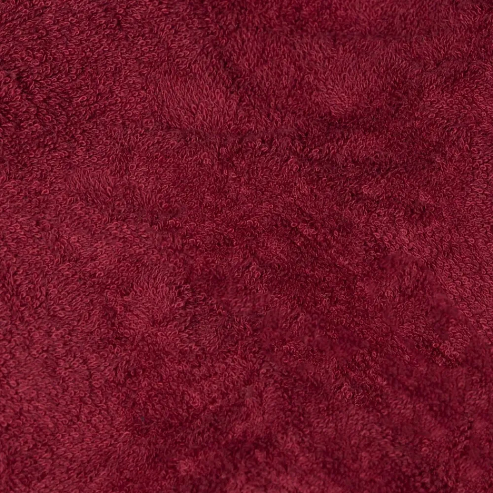 vidaXL Albornoz KINN Rojo S Algodón Burdeos New