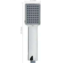 vidaXL Alcachofa de ducha con flexo de 1,5 m cromado Hot