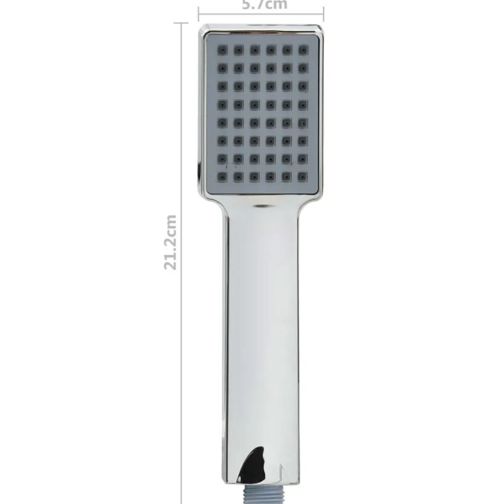 vidaXL Alcachofa de ducha con flexo de 1,5 m cromado Hot