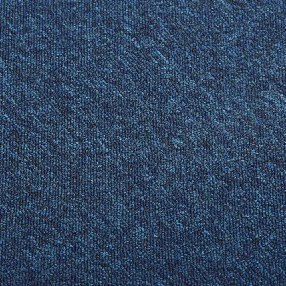 vidaXL Alfombra 20 pcs 50 x 50 cm 100% Polipropileno Azul oscuro Hot
