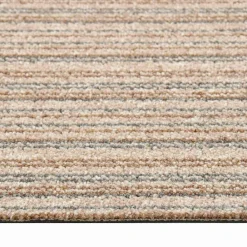 vidaXL Alfombra 20 pcs 50 x 50 cm 100% Polipropileno Beige a rayas