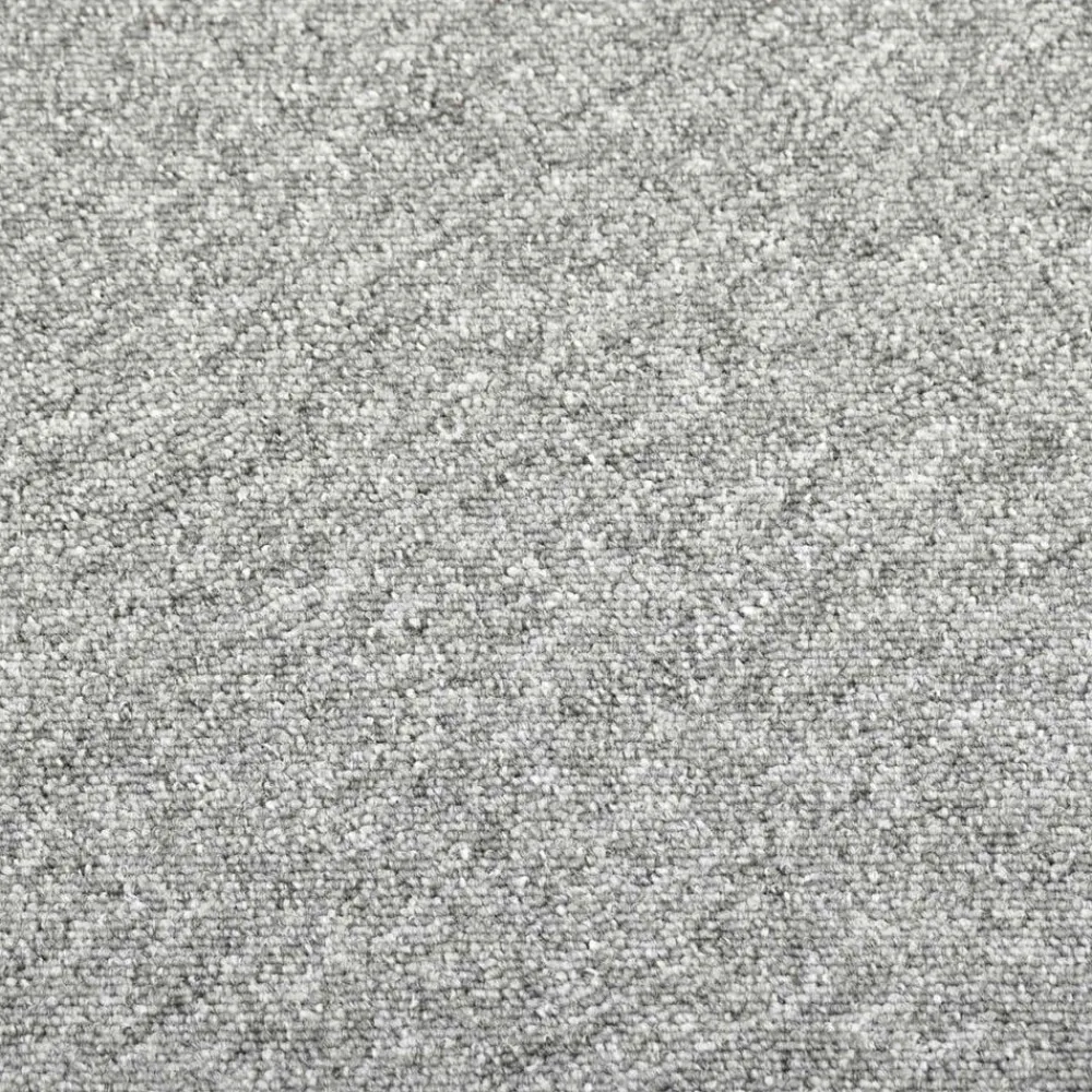 vidaXL Alfombra 20 pcs 50 x 50 cm 100% Polipropileno Gris claro New