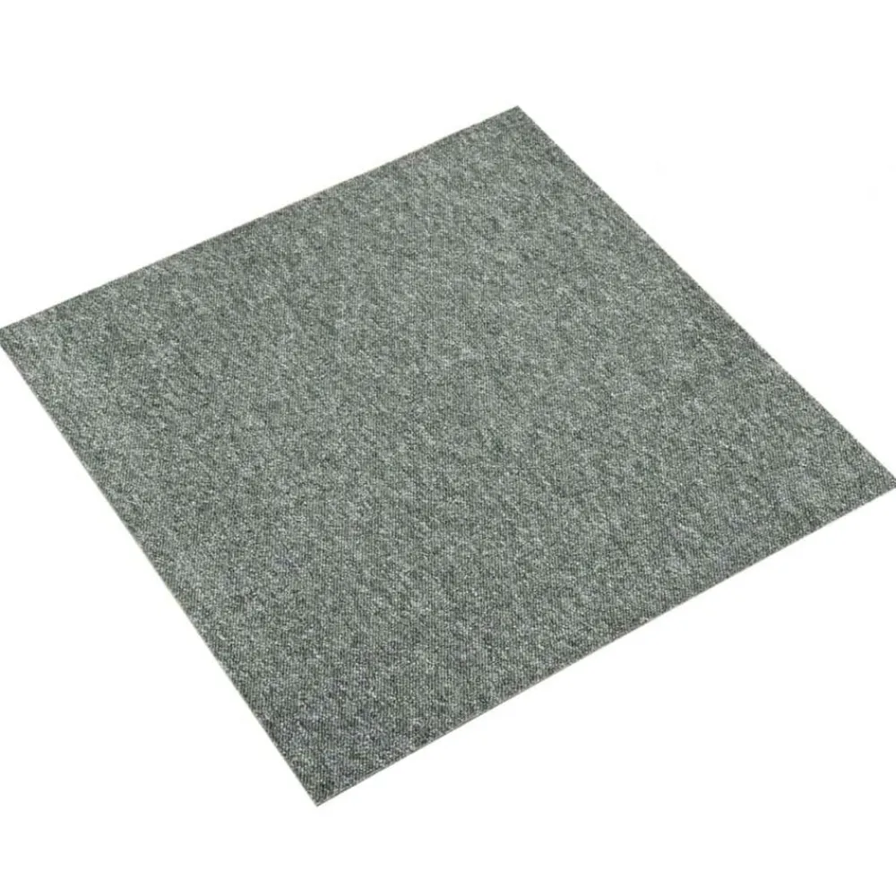 vidaXL Alfombra 20 pcs 50 x 50 cm 100% Polipropileno Verde Hot