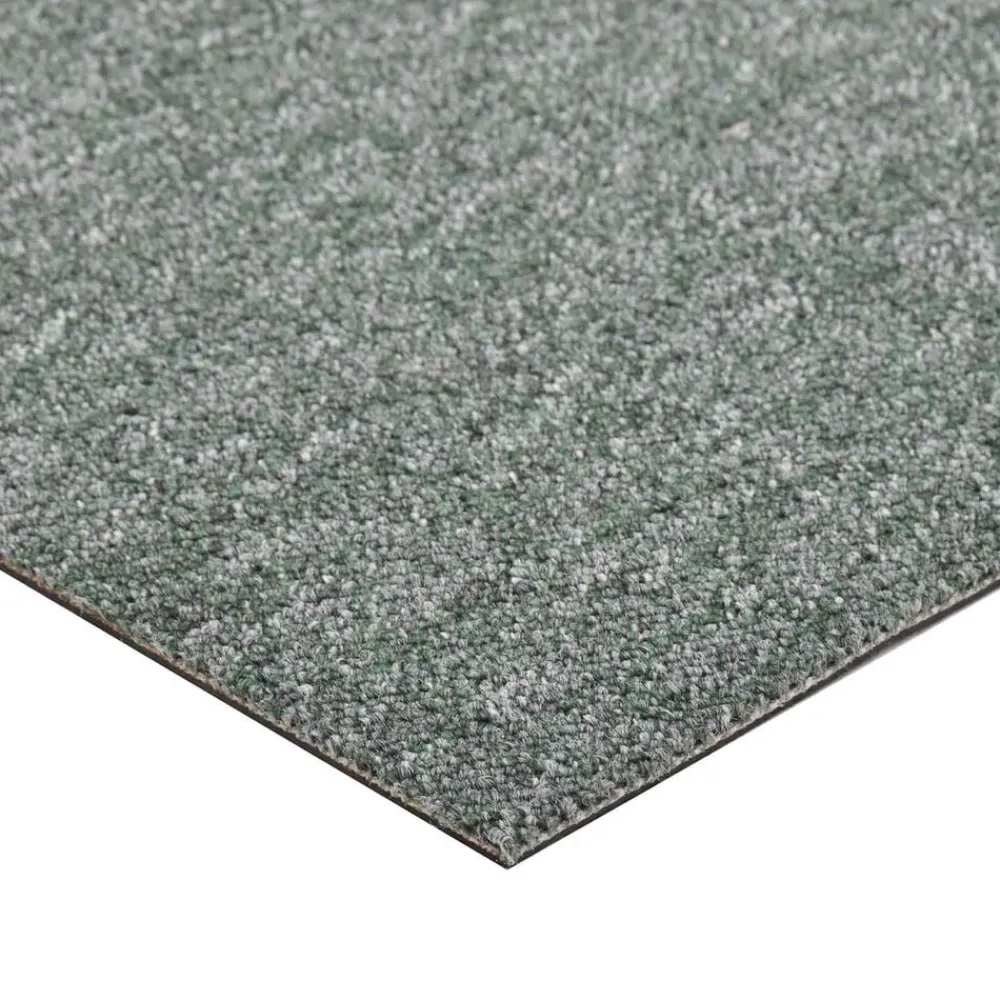 vidaXL Alfombra 20 pcs 50 x 50 cm 100% Polipropileno Verde Hot