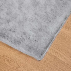 vidaXL Decoración-Alfombra antideslizante de sintética de conejo Olite