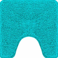 vidaXL Accesorios Para El Baño-Alfombra antideslizante para baño con corte para inodoro