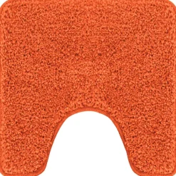 vidaXL Accesorios Para El Baño-Alfombra antideslizante para baño con corte para inodoro