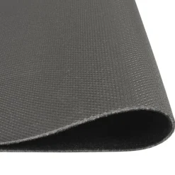 vidaXL Alfombra de cocina lavable terciopelo negro 45x150 cm Negro y blanco Clearance