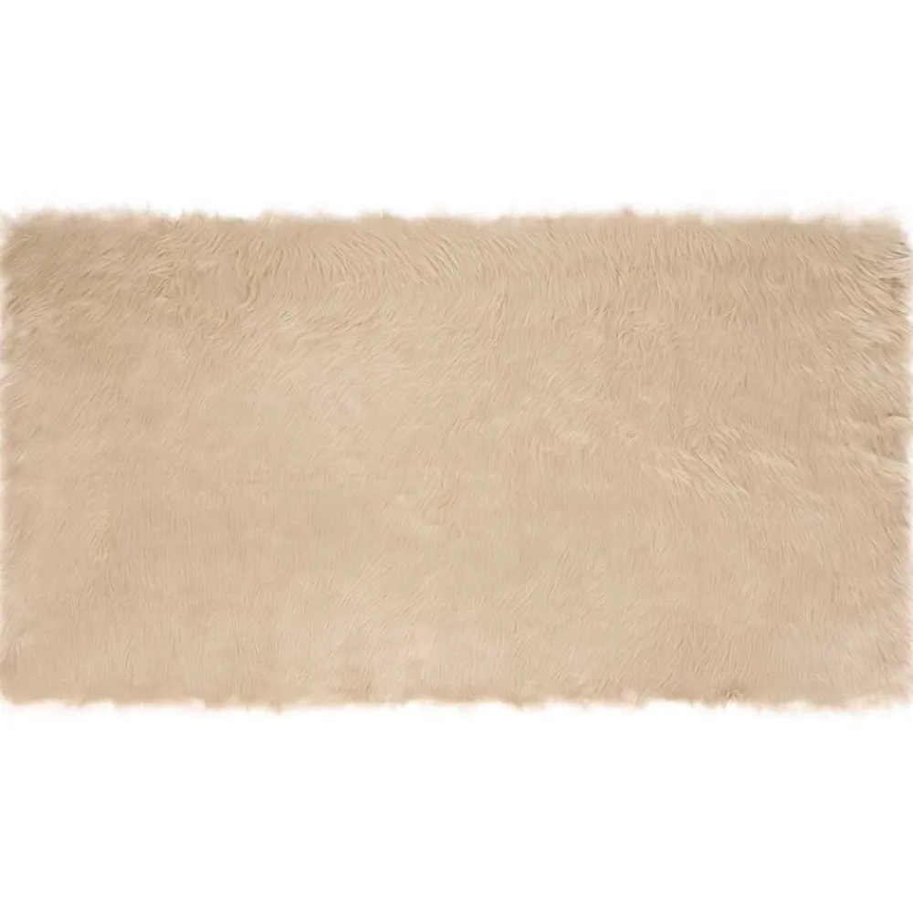 vidaXL Decoración-Alfombra de de oveja sintética Tafalla 60 x 110 cm