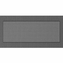 vidaXL Alfombra de exterior Chevron ARAKIL Negro y Gris 600 x 300 cm New