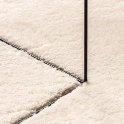 vidaXL Decoración-Alfombra de pelo corto suave lavable HUARTE 60x110 cm