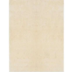 vidaXL Decoración-Alfombra de área peluda 120 x 160 cm Polietileno