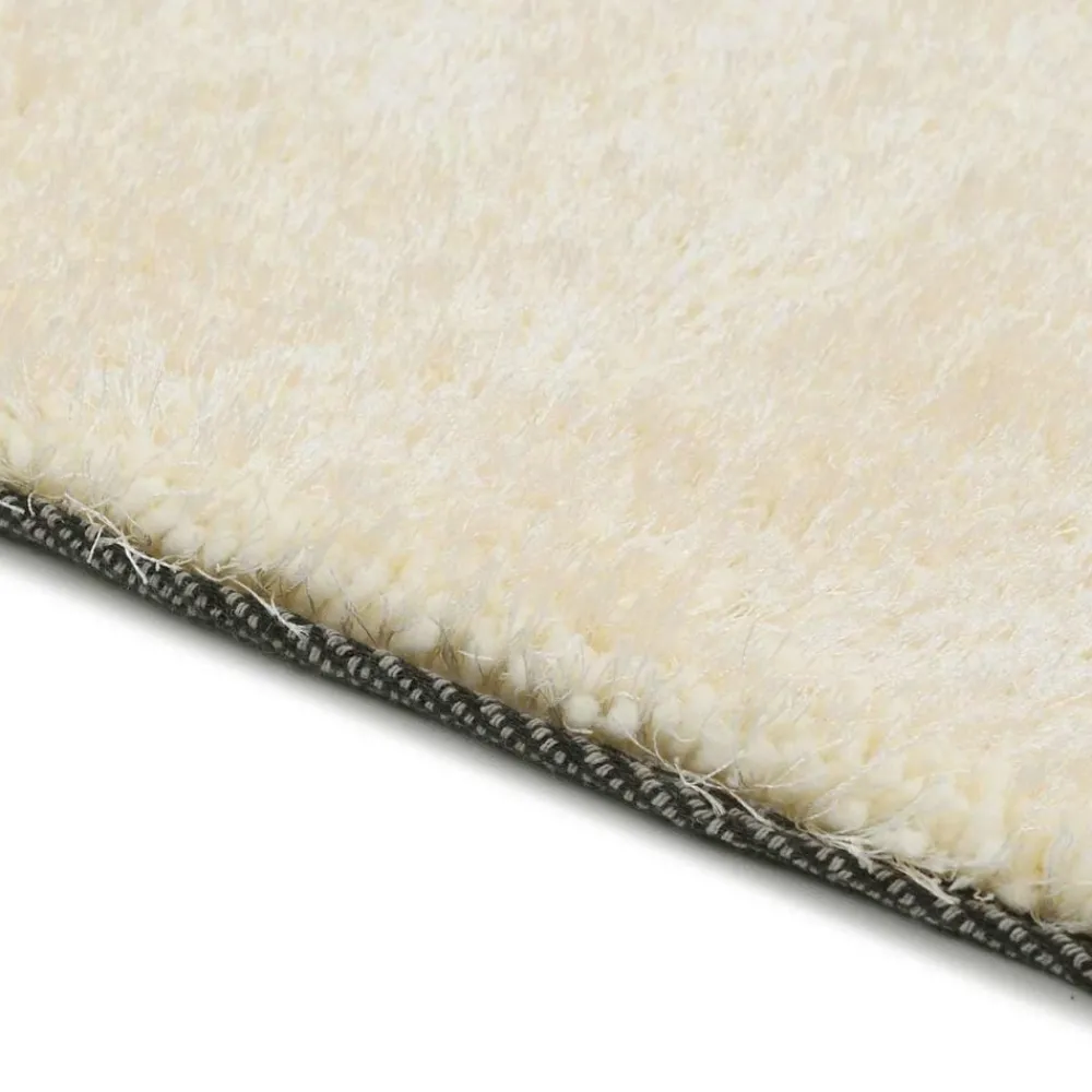 vidaXL Decoración-Alfombra de área peluda 120 x 160 cm Polietileno