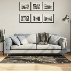 vidaXL Decoración-Alfombra lavable 80x150 cm