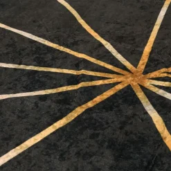 vidaXL Decoración-Alfombra lavable 80x150 cm