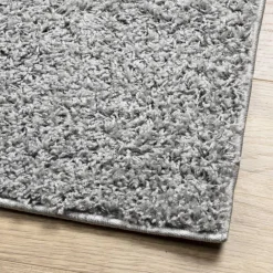 vidaXL Alfombra peluda de pelo largo moderna PAMPLONA 80x250 cm Gris