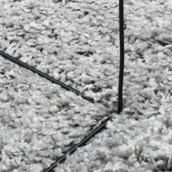 vidaXL Alfombra peluda de pelo largo moderna PAMPLONA 80x250 cm Gris
