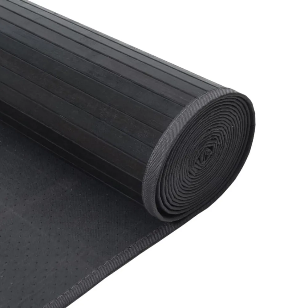 vidaXL Alfombra rectangular bambú 60x100 cm Gris Hot