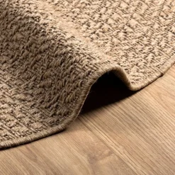 vidaXL Decoración-Alfombra ZIZUR apariencia de yute interior y exterior 90 cm