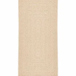 vidaXL Decoración-Alfombra ZIZUR apariencia yute interior exterior 60x110cm