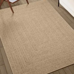 vidaXL Decoración-Alfombra ZIZUR apariencia de yute interior y exterior 80x250 cm