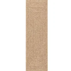 vidaXL Decoración-Alfombra ZIZUR apariencia de yute interior y exterior 80x250 cm