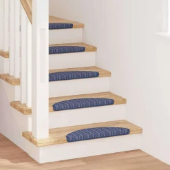 vidaXL Productos Del Hogar-Alfombras autoadhesivas para escaleras 15 pcs