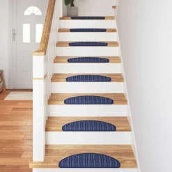 vidaXL Productos Del Hogar-Alfombras autoadhesivas para escaleras 15 pcs