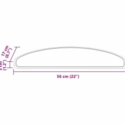 vidaXL Productos Del Hogar-Alfombras autoadhesivas para escaleras 15 pcs