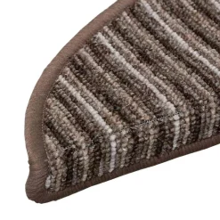 vidaXL Alfombras autoadhesivas para escaleras 15 pcs Marrón Marrón Online