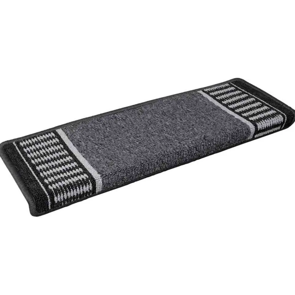 vidaXL Productos Del Hogar-Alfombras autoadhesivas para escaleras 15 pcs