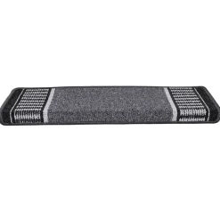 vidaXL Productos Del Hogar-Alfombras autoadhesivas para escaleras 15 pcs