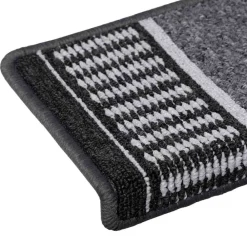 vidaXL Productos Del Hogar-Alfombras autoadhesivas para escaleras 15 pcs