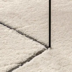 vidaXL Alfombras de área HUARTE 80 x 150 cm Poliéster Beige Discount