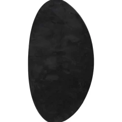 vidaXL Alfombras de área HUARTE 100 x 200 cm Poliéster Negro Hot