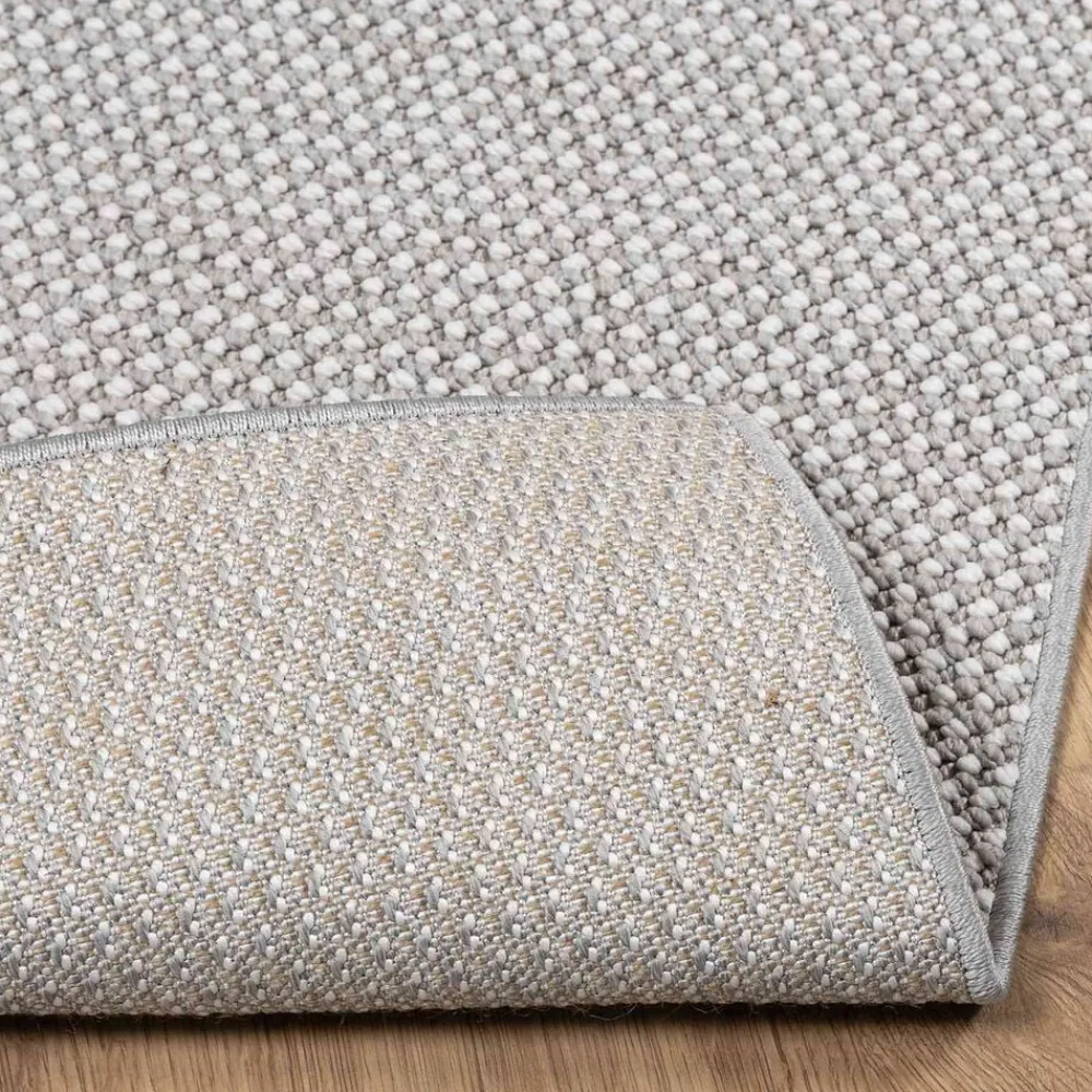 vidaXL Alfombras de área LUGO 80 x 150 cm Poliéster Crema y gris Online