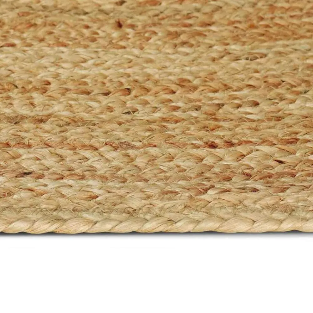 vidaXL Decoración-Alfombras de área Ovalado 100 x 152 cm yute