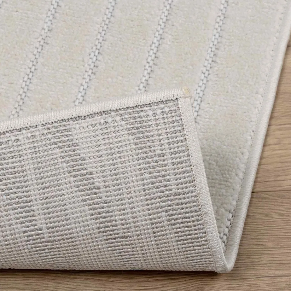 vidaXL Alfombras de área PALMERAS 150 x 80 cm Poliéster Crema