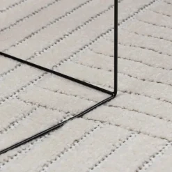 vidaXL Alfombras de área PALMERAS 150 x 80 cm Poliéster Crema