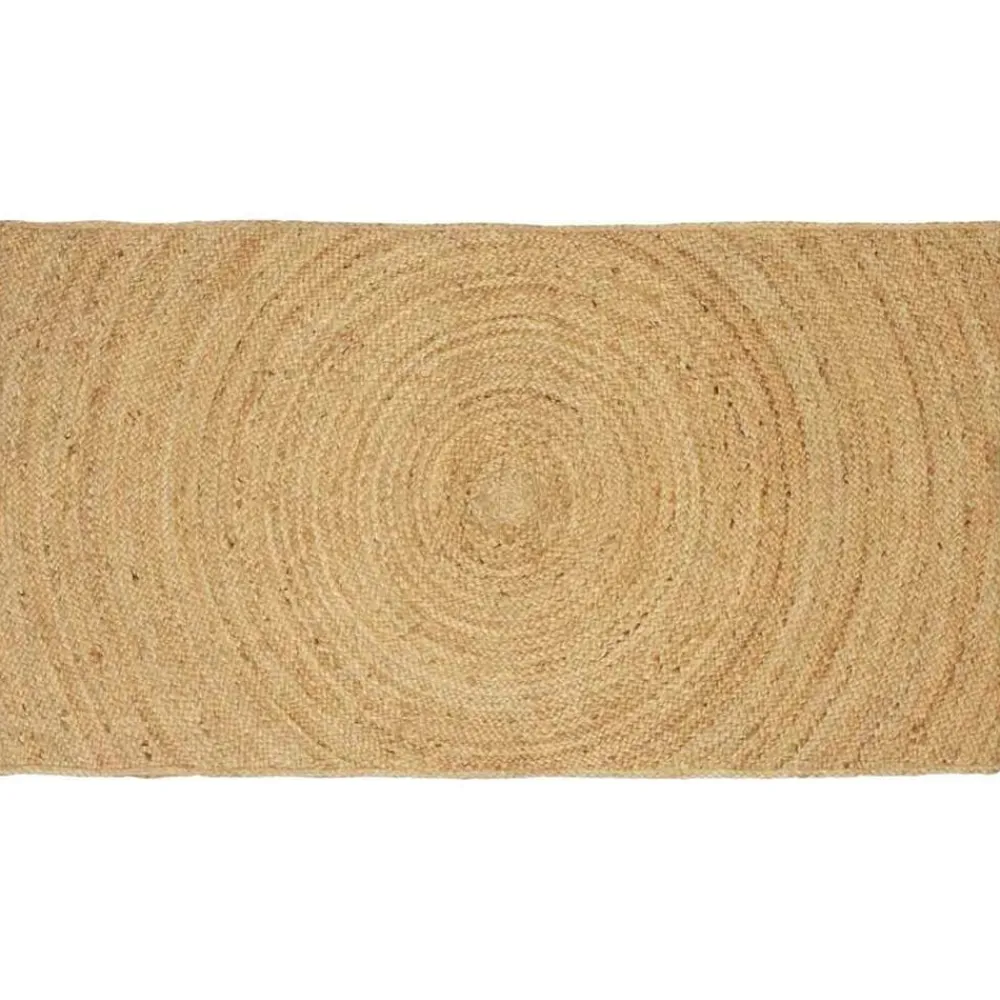 vidaXL Decoración-Alfombras de área Rectangular Marrón 60 x 110 cm yute