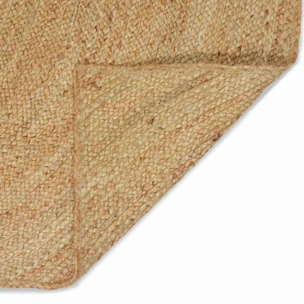 vidaXL Decoración-Alfombras de área Rectangular Marrón 60 x 110 cm yute