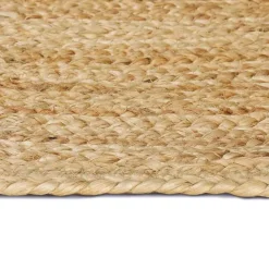 vidaXL Decoración-Alfombras de área Rectangular Marrón 60 x 110 cm yute